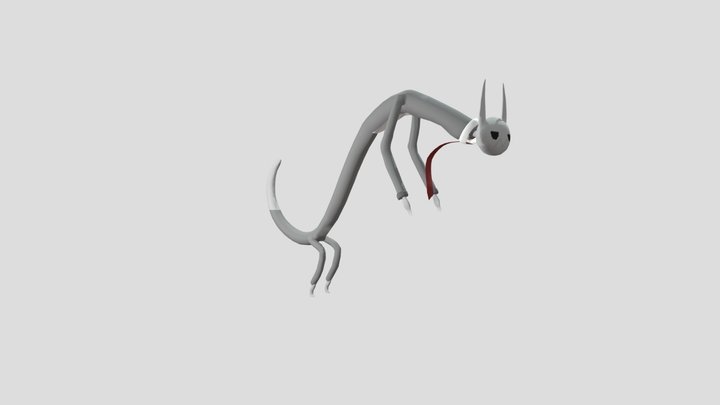 Cute character plush 3D Model
