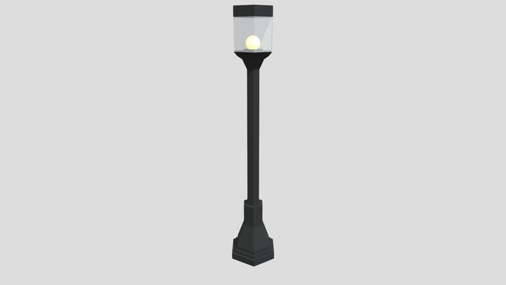 Light Post 3D Model