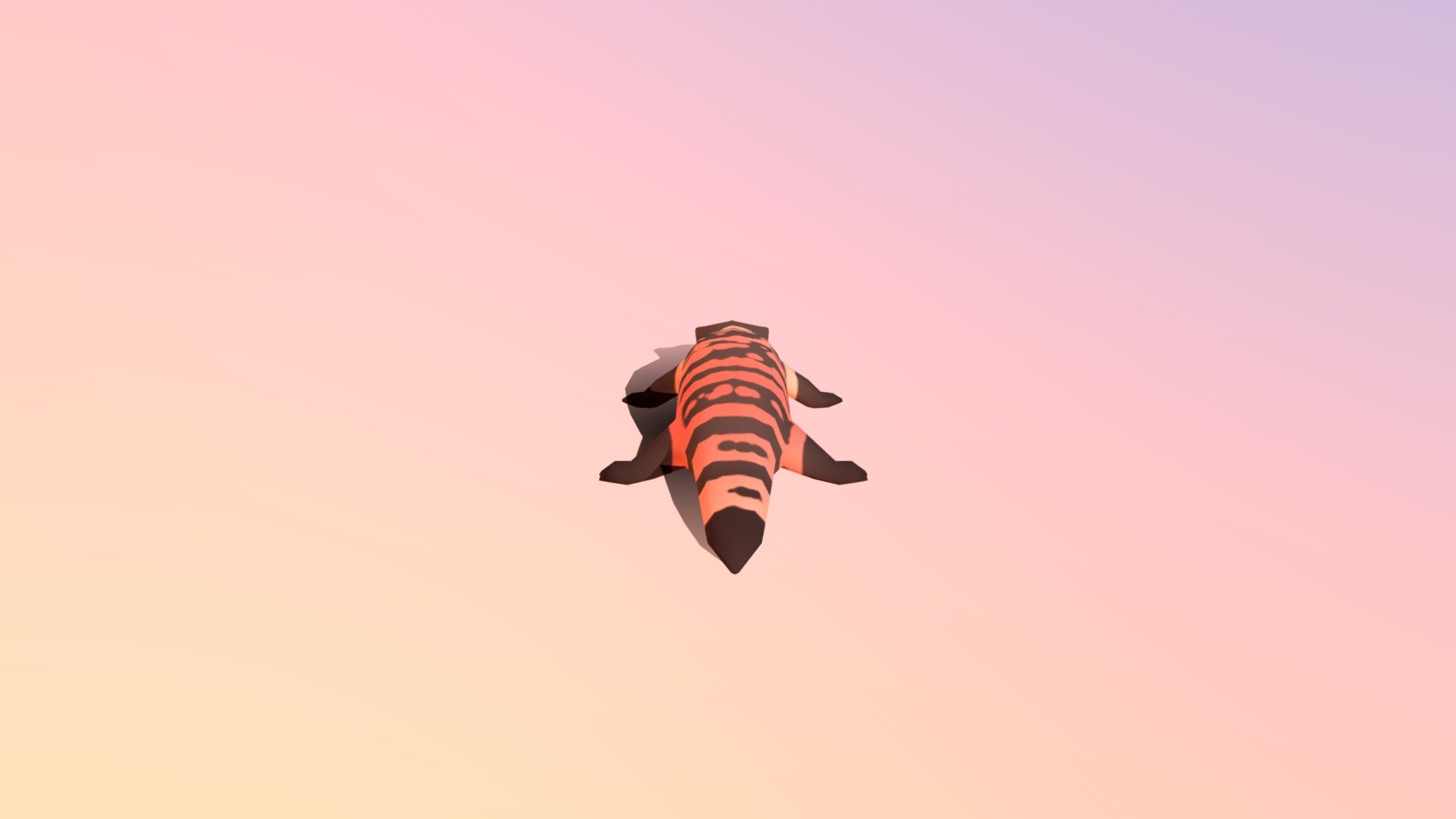 Low-Poly Gila Monster