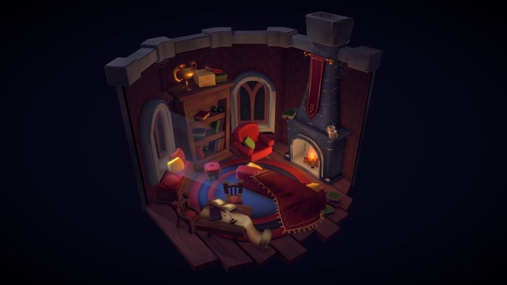 The Common Room 3D Model