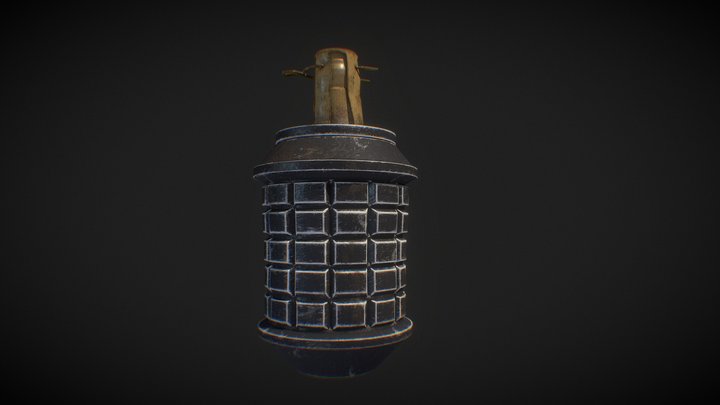 Type97 grenade 3D Model