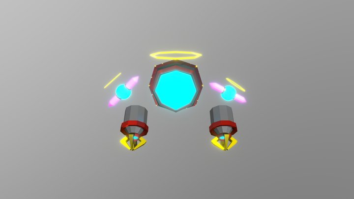 Holy attribute robot 3D Model