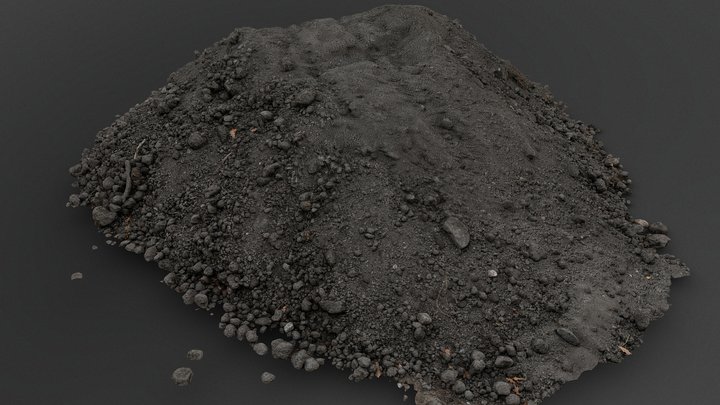 Lump soil heap 3D Model