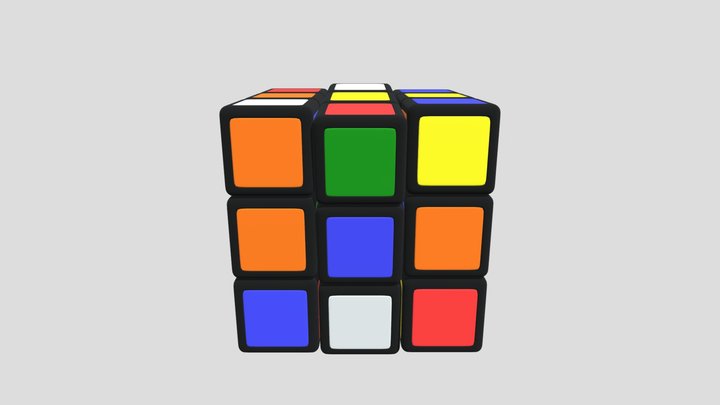 Rubik's cube 3D Model