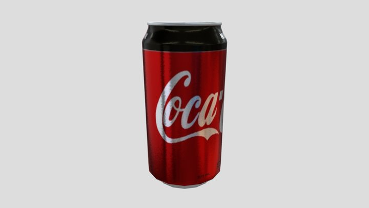 Coke Zero Can 3D Model