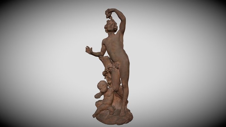 Staande jonge Bacchus 3D Model
