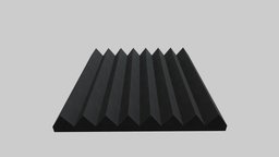 TA-EA-018-1648-300 Linear Baffle - Obsidian - 3D model by Techlite ...