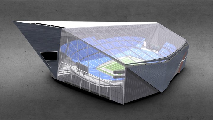 indoor stadium 3d model free