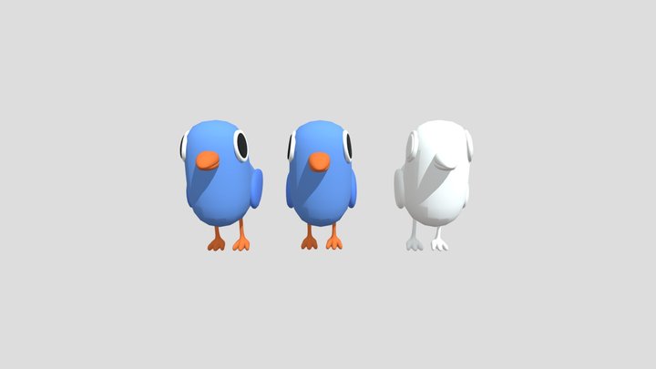 Bird Pack 3D Model