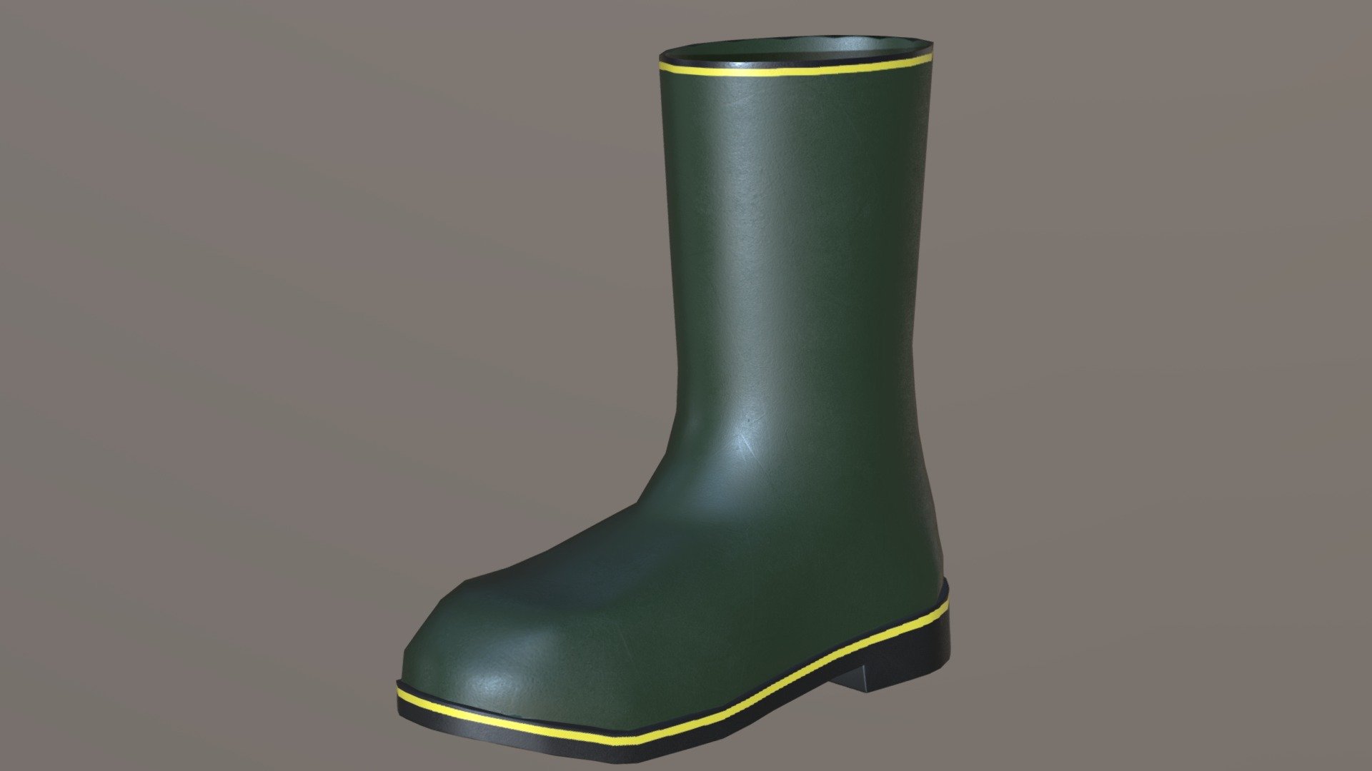 Biohazard protective rubber boots 3D model - 3D model by Vitamin ...