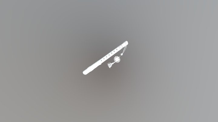 Sri Krishnars Flute 3D Model