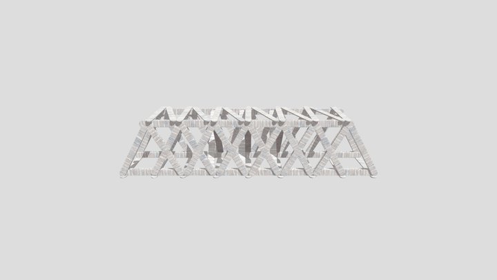 Popsicle bridge 3D Model