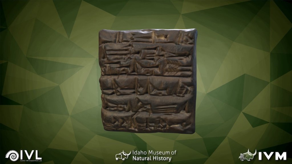 Cuneiform Tablet - Download Free 3D model by Idaho Virtualization ...