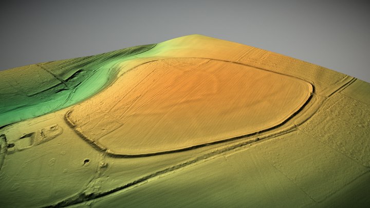 Ogbury Camp, Wiltshire (UK) – Free 3D Model STL
