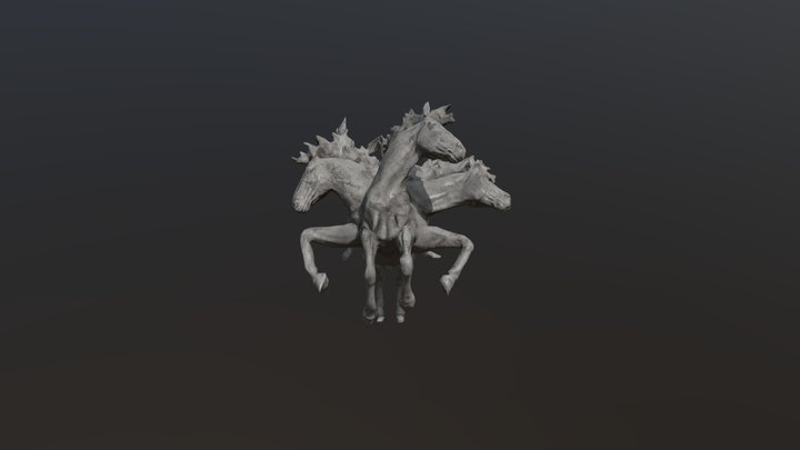 Skull_Horseman_All 3D Model