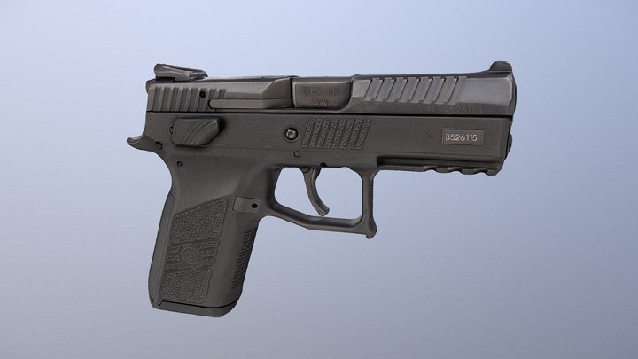 Pistol CZ P-07 – Modelo 3D gratuito STL