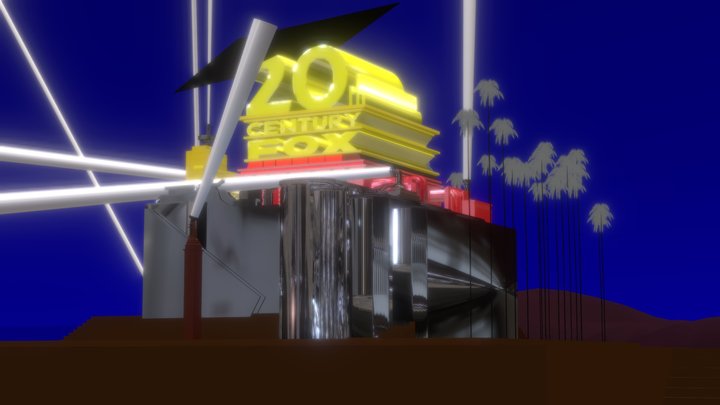 20th Century Fox 1994 in 2009 Mashup 3D Model
