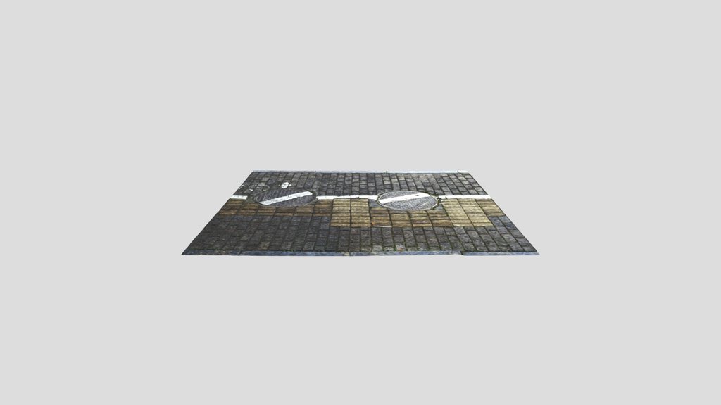 Scan Manhole Cover Road