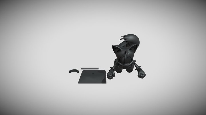Miles Tails for 3d Printing 3D Model