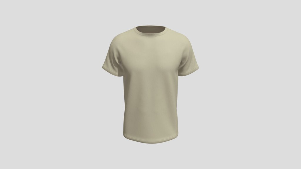 Raglan Sleeve Round Neck Tee Design