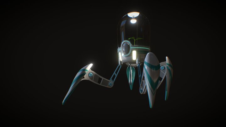 Life-giving Spiderbot 3D Model