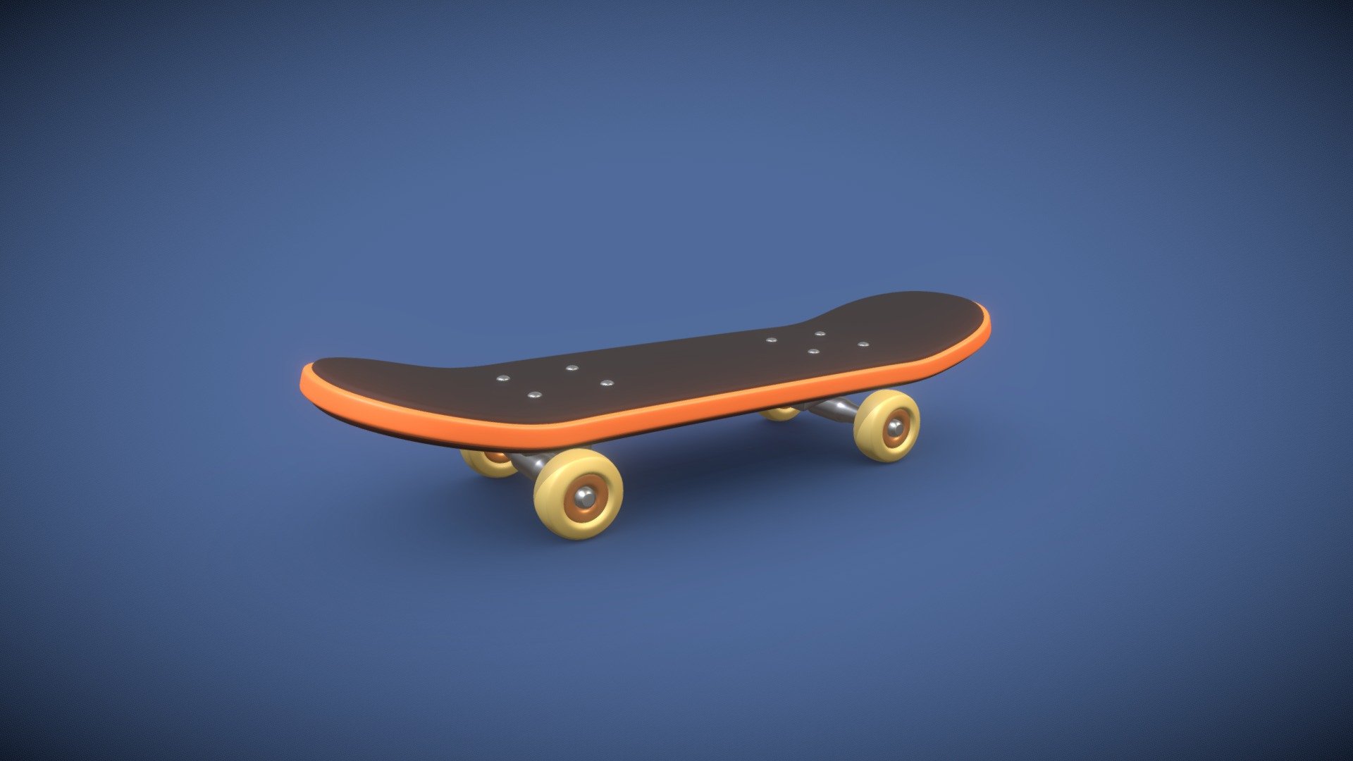 Cartoon skateboard Buy Royalty Free 3D model by Bas Jansen
