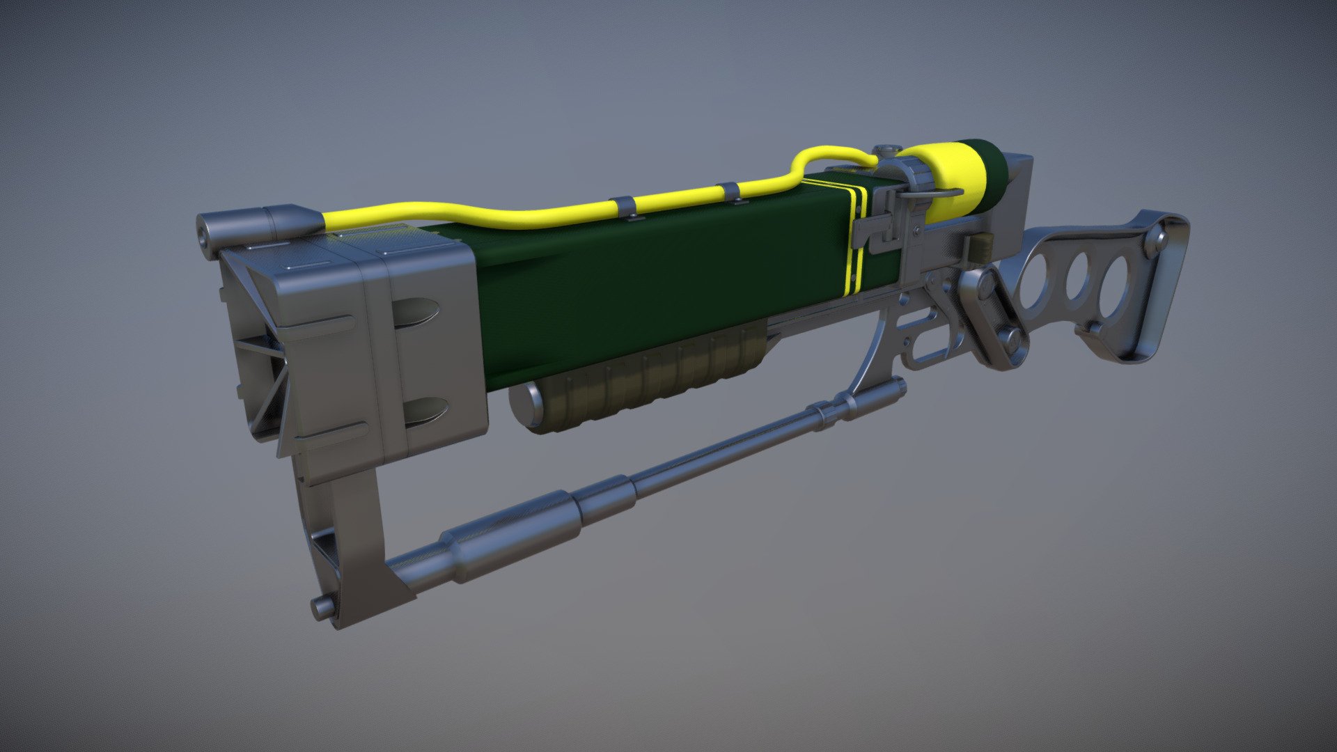 Laser Rifle from Fallout universe - 3D model by rrtyi [90fd4e7] - Sketchfab