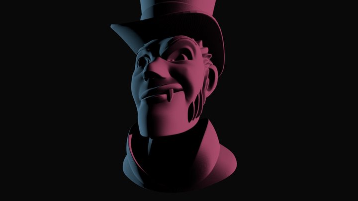 #SculptJanuary19 Day 8 - Jekyll & Hyde 3D Model