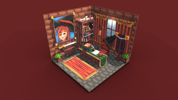 Fantasy Room 3D Model