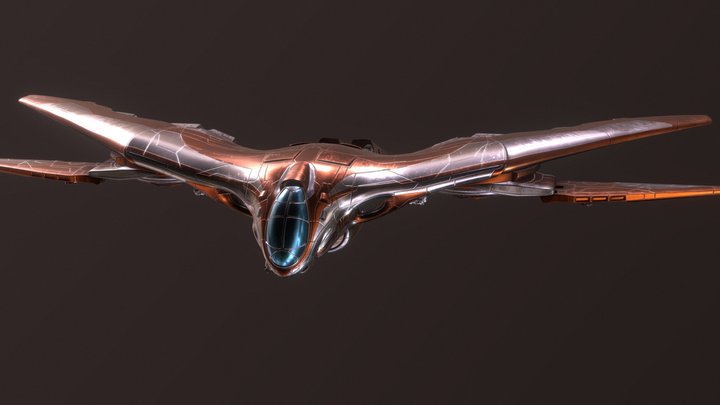 Guardians of the Galaxy Benatar Ship Model 3D Model