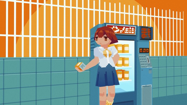 Original Character Concept: Kei 3D Model