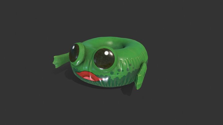 Frog Float 3D Model