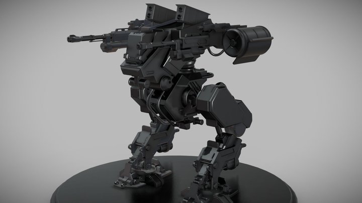 MECH - High Poly 3D Model