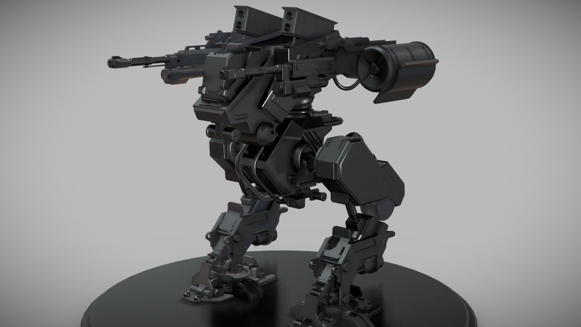 MECH - High Poly - 3D model by Nicolas Piva (@NicolasPiva) [90ff638 ...