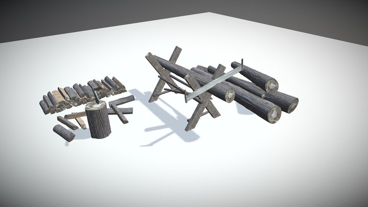 Firewood 3D Model