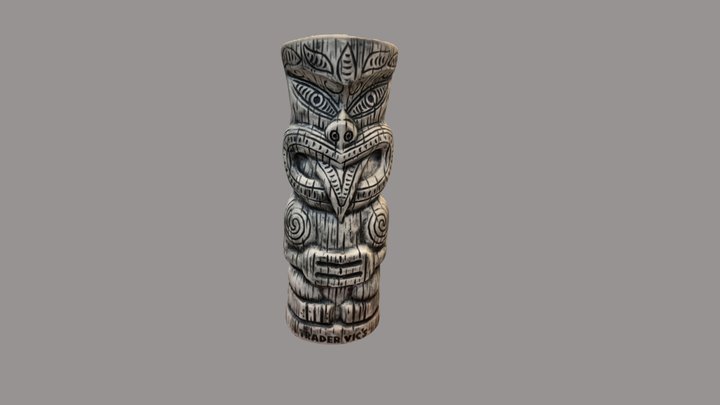 Trader Vic's Tiki Mug 3D Model