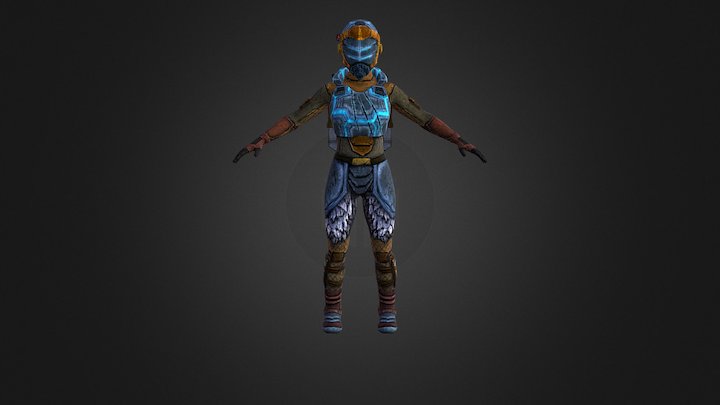 Female Rotative 3D Model