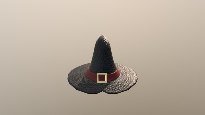 Witches Hat 3D Model
