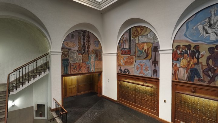 Hale Woodruff Murals 3D Model