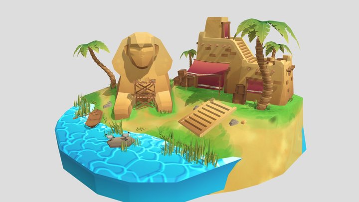 1DAE06 Humble Jonas Game Art Exam 3D Model
