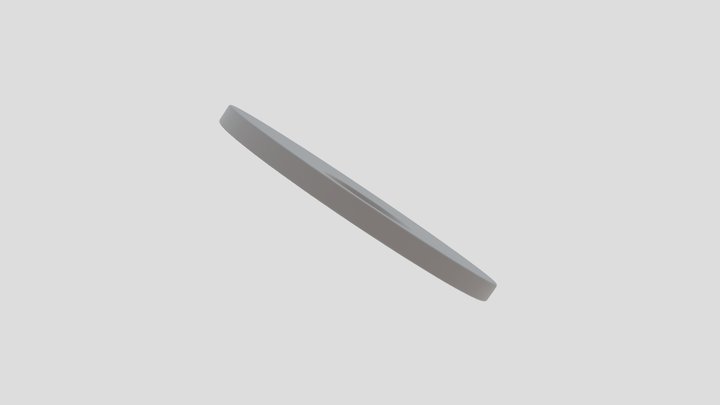 Minimalist Wooden Artist Palette (STL) 3D Model