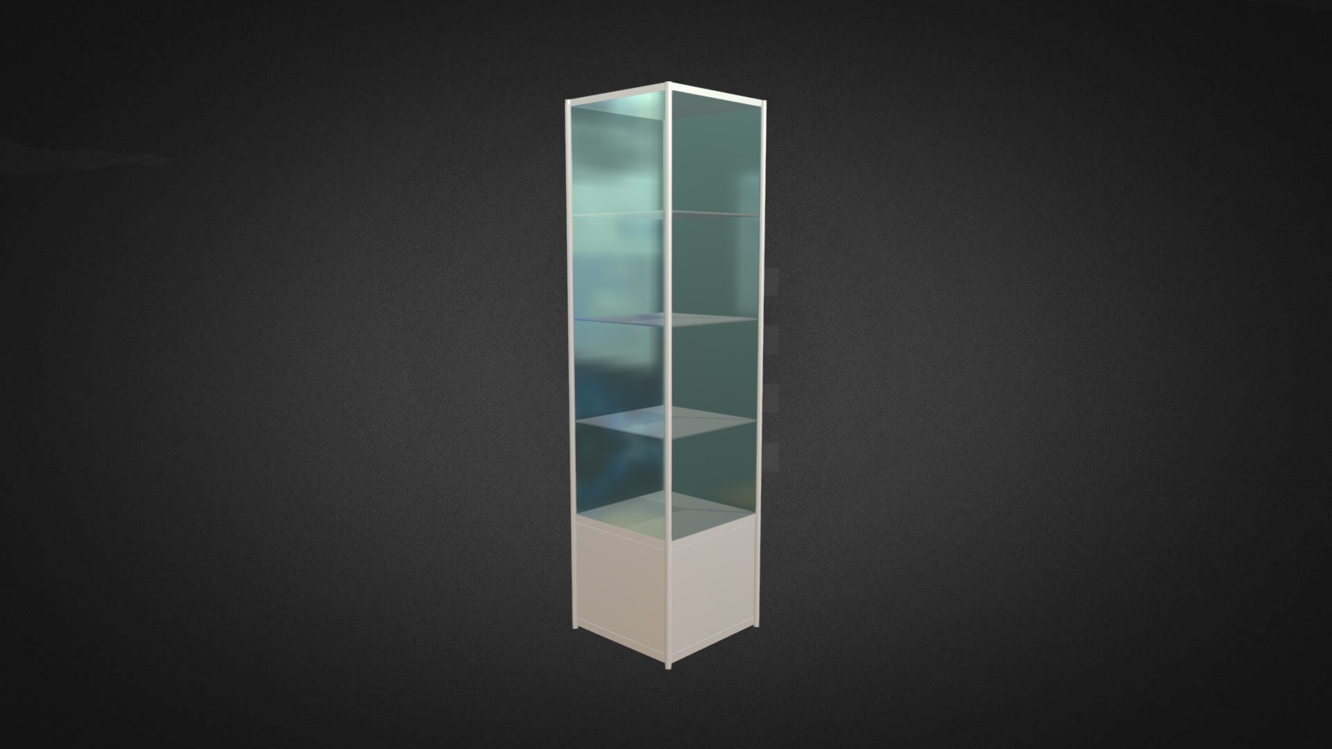 3D model Tallboy Showcase With Cupboard Hire - This is a 3D model of the Tallboy Showcase With Cupboard Hire. The 3D model is about logo.