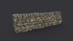 Mossy Stone Wall