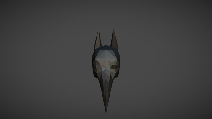Mask Low poly OZ 3D Model