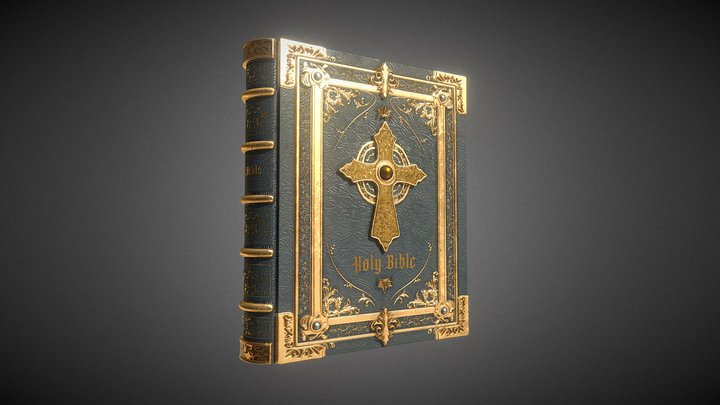 Decorated Holy Bible – Free 3D Model STL