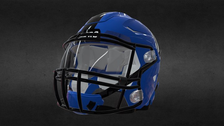 Newcastle Solid Stripe Helmet 3D Model