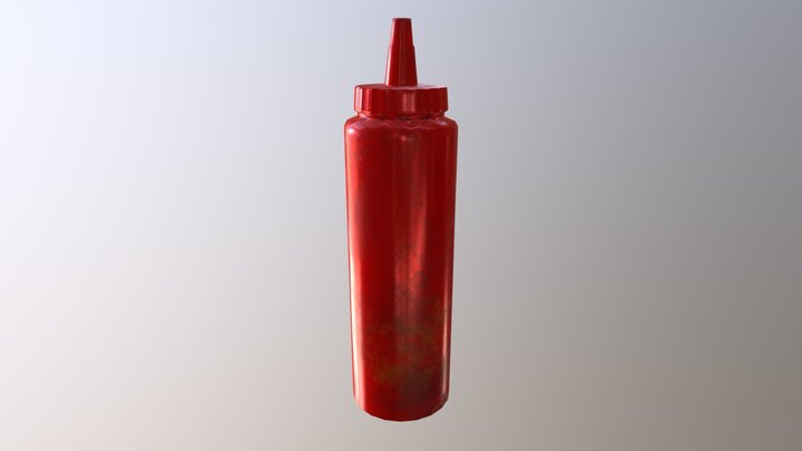 ketchupbottle_retrodiner 3D Model