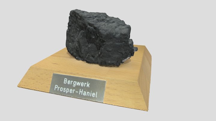 Kohle aus Bergwerk Prosper Haniel 3D Model