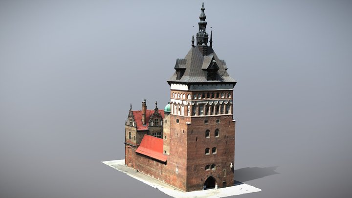 Torture House and Prison Tower, Gdańsk 3D Model