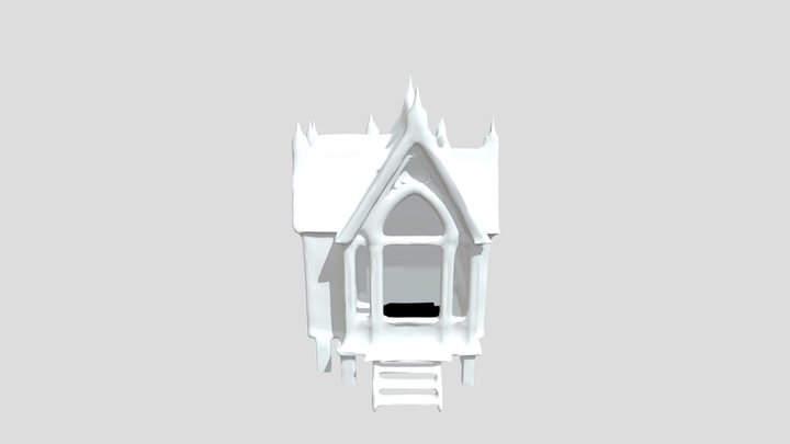 gothic reliquary shrine 3D Model